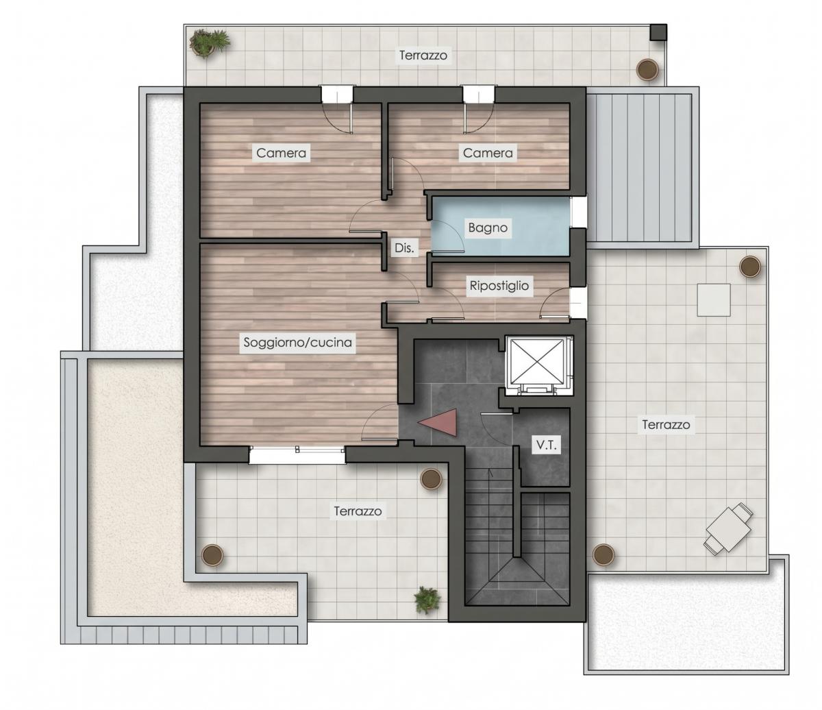 V0544 – Nuovi appartamenti in classe A4 a Caorle (Sansonessa) – Mini condominio di sole 7 unità - Immagine# 10