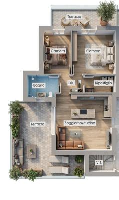 V0544 – Nuovi appartamenti in classe A4 a Caorle (Sansonessa) – Mini condominio di sole 7 unità - Immagine# 17